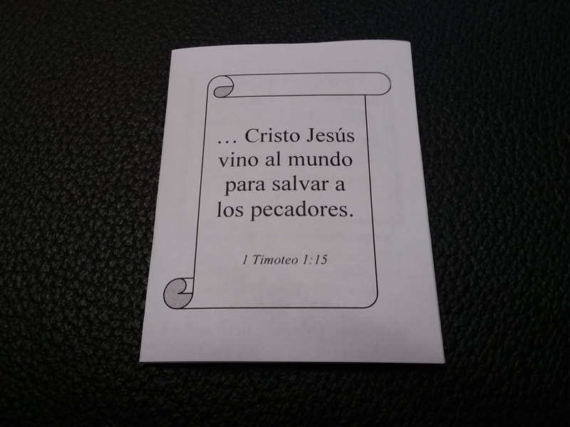 
Spanish tract, front page