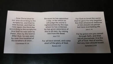 Picture of Easter Tract inside